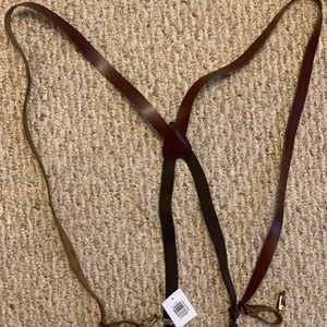 Leather suspenders
